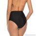 Allywit Women Strappy Bikini Bottoms High Waist Swim Briefs Tankini Bottoms Swimwear Black B07N1RVN6B